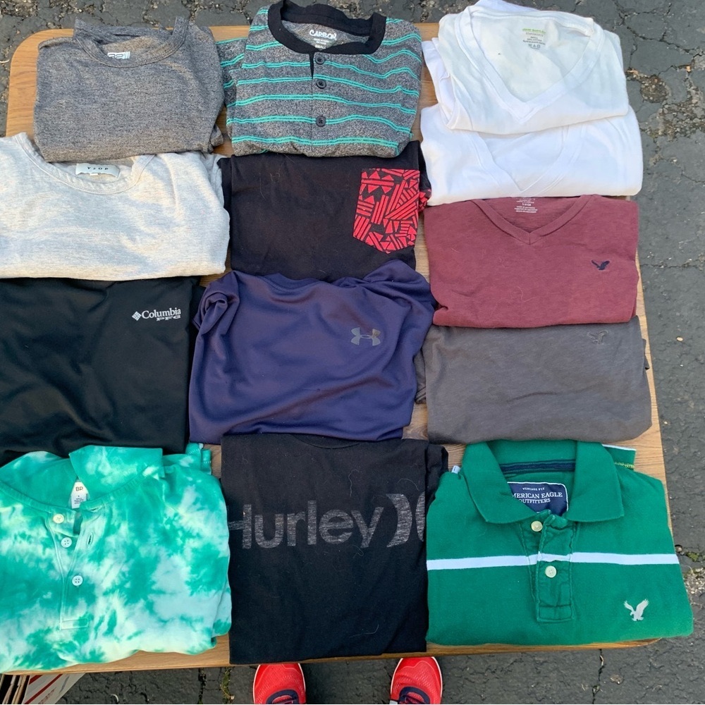 13 Men’s T-Shirts and Polos